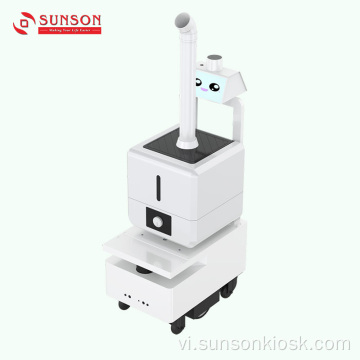 Robot phun thuốc diệt vi khuẩn